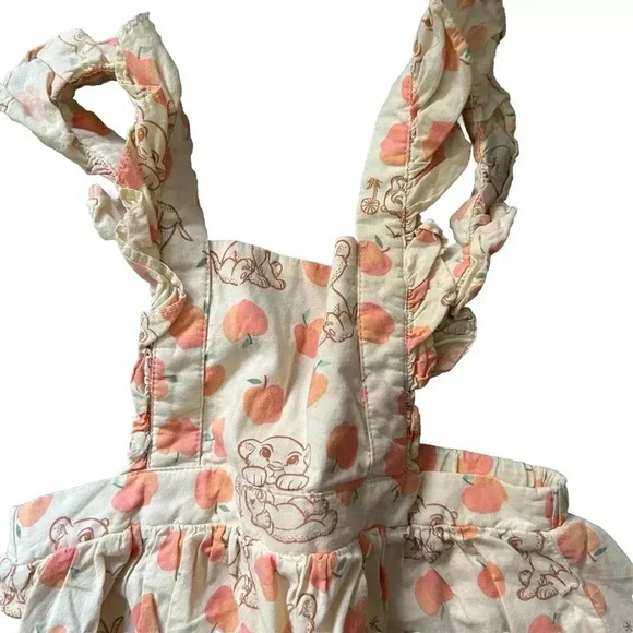 Disney Baby Simba The Lion King Overalls Size 18-24 Months - Picture 4 of 5